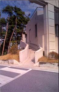 경사로 회전면 잘못된 사례